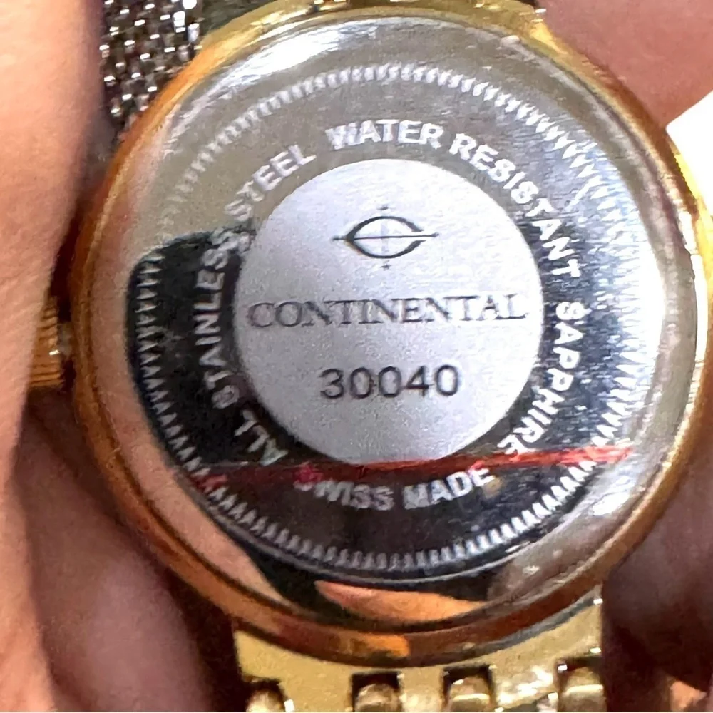 CONTINENTAL Swiss Made Women's Watch 30040 New without Tag